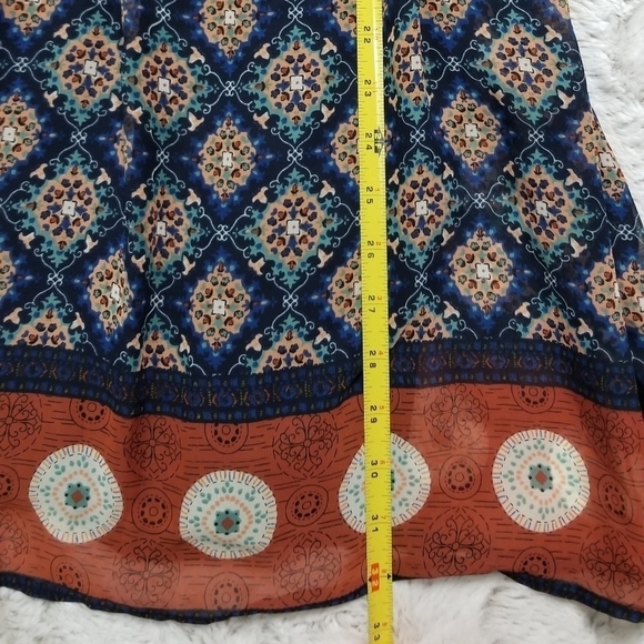 Sienna Sky Navy Blue Multicolor Sleeveless XS - Picture 6 of 8